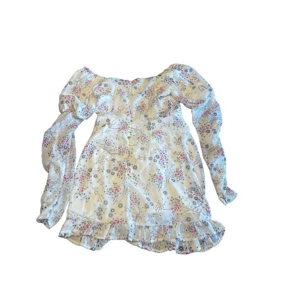 Nasty gal For The Frill Of It Floral Mini Dress size 6 - Picture 4 of 7